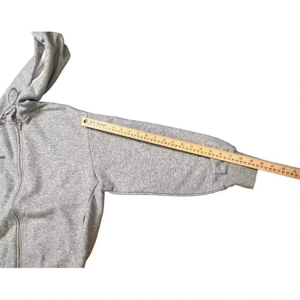 Alo Yoga Gray Hoodie jacket Full Zip Size S